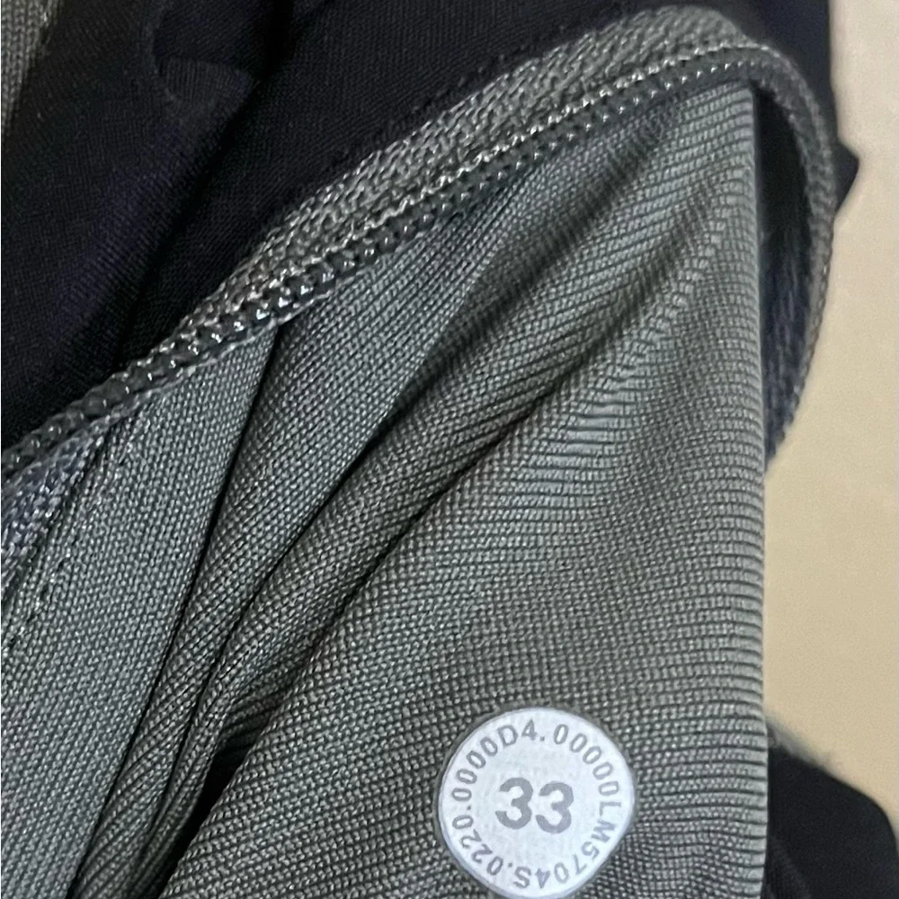 Lululemon Men's ABC Slim-Fit Straight Gray Pants Size 33